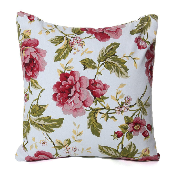 2016 Hot! Canvas Square Pillow Case Soft Pillowcase For Home Bedroom Office Flower Pattern