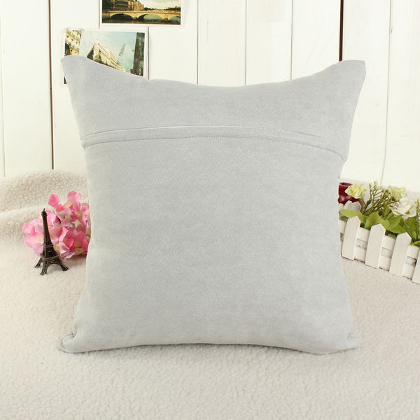 Fashion Candy Color Pillow Case Soft Micro Suede Cover Bedroom Throw Pillowcase Home Bed Supplies 40x40cm