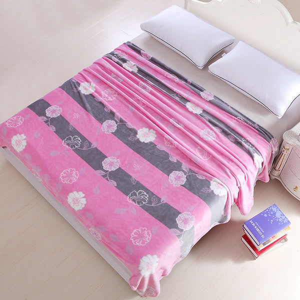 Home Textile Fashion coral fleece blankets on the bed 4 Size for choice bedclothes Towels can be as bed sheet