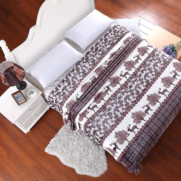 Home Textile Fashion coral fleece blankets on the bed 4 Size for choice bedclothes Towels can be as bed sheet