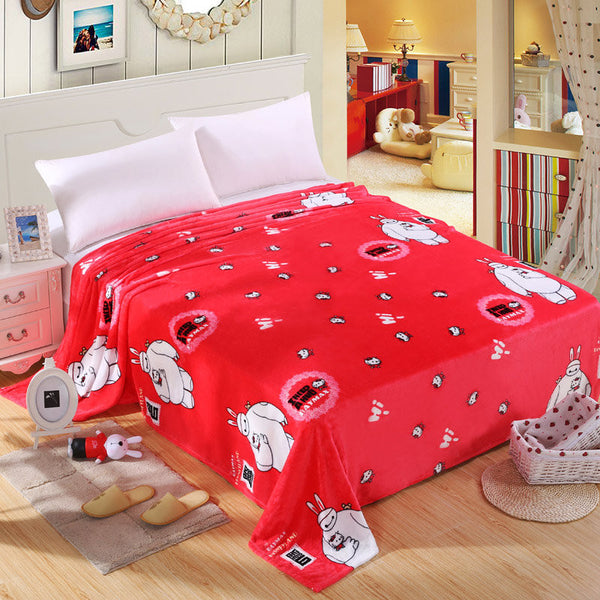 Home Textile Fashion coral fleece blankets on the bed 4 Size for choice bedclothes Towels can be as bed sheet