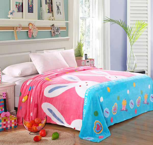 Home Textile Fashion coral fleece blankets on the bed 4 Size for choice bedclothes Towels can be as bed sheet