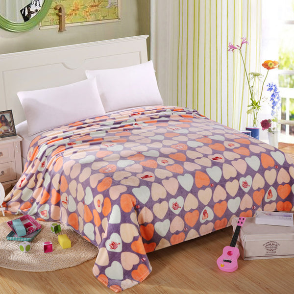 Home Textile Fashion coral fleece blankets on the bed 4 Size for choice bedclothes Towels can be as bed sheet