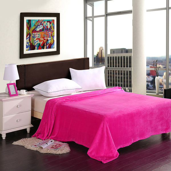 Home Textile Fashion coral fleece blankets on the bed 4 Size for choice bedclothes Towels can be as bed sheet