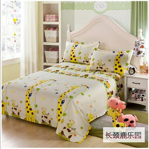 2016 Hot 100%cotton sheets Bed Linen Cotton dobby Solid Satin King Size Bedsheet